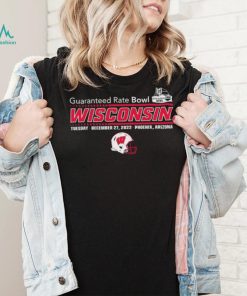 Guaranteed Rate Bowl 2022 Wisconsin Badgers Helmet shirt