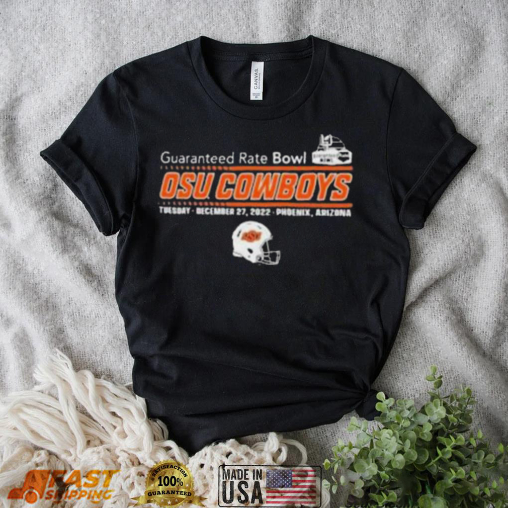 Guaranteed rate bowl 2022 oklahoma state football helmet shirt Guaranteed rate bowl 2022 oklahoma state football helmet shirt