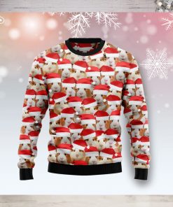 Guinea Pig Love Moon Xmas Ugly Christmas Sweater