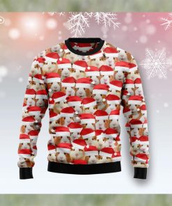 Guinea Pig Love Moon Xmas Ugly Christmas Sweater