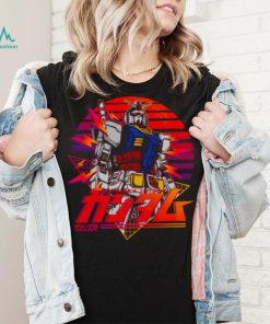 Gundam Rx 78 Retro Sunset Mobile Suit Gundam shirt