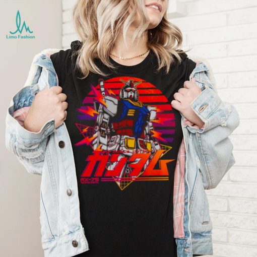 Gundam Rx 78 Retro Sunset Mobile Suit Gundam shirt