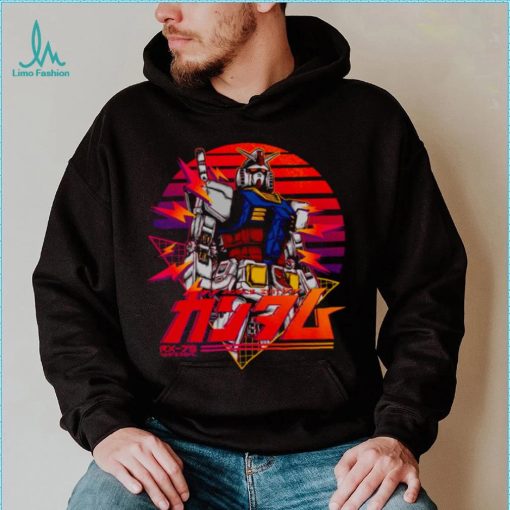 Gundam Rx 78 Retro Sunset Mobile Suit Gundam shirt