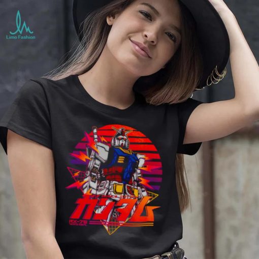 Gundam Rx 78 Retro Sunset Mobile Suit Gundam shirt