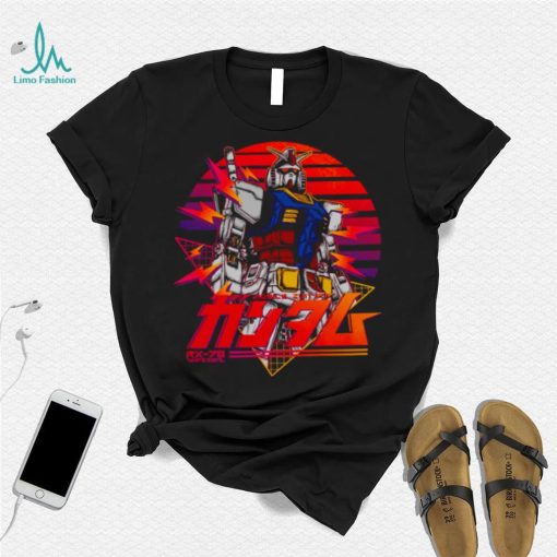 Gundam Rx 78 Retro Sunset Mobile Suit Gundam shirt