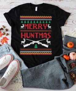 Guns hunting merry huntmas ugly Christmas sweater