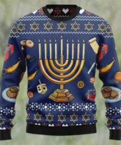Hanukkah Sweater, Jewish Hanukkah Ugly Xmas Sweater 3D Unique Gifts For Christmas