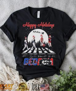 Happy Holidays Georgia Sports Abbey Road Signatures Merry Christmas Sweater