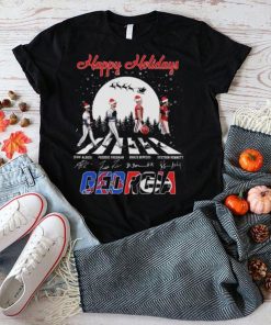 Happy Holidays Georgia Sports Abbey Road Signatures Merry Christmas Sweater