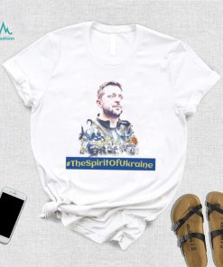 Hashtag The Spirit Of Ukraine Ukrainian President Volodymyr Zelenskyy Art And Design Shirt