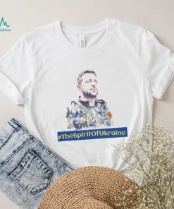 Hashtag The Spirit Of Ukraine Ukrainian President Volodymyr Zelenskyy Art And Design Shirt