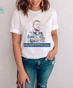 Hashtag The Spirit Of Ukraine Ukrainian President Volodymyr Zelenskyy Art And Design Shirt