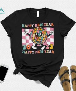 Hello 2023 Happy New Year Eve Party Retro Groovy Pajama T Shirt 1 Hoodie