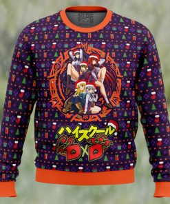 High School DXD Dreaming His Own Harem Ugly Christmas Sweater