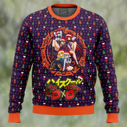 High School DXD Dreaming His Own Harem Ugly Christmas Sweater