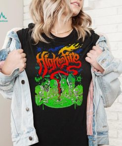 High on fire horror art shirt2