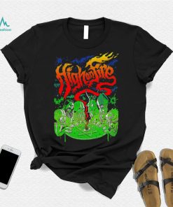 High on fire horror art shirt3