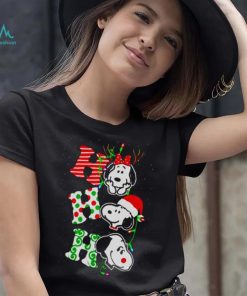 Ho Ho Ho Snoopy With Minne Christmas T Shirt – Peanutstee Store