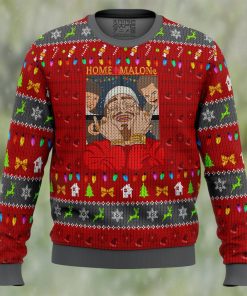 Home Malone Meme Ugly Christmas Sweater