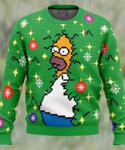 Homer Bush Meme The Simpsons Ugly Christmas Sweater