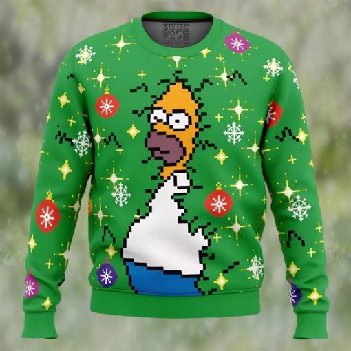 Homer Bush Meme The Simpsons Ugly Christmas Sweater