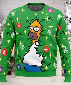 Homer Bush Meme The Simpsons Ugly Christmas Sweater