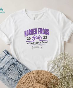 Horned Frog TCU 2022 CFP Semifinal Vrbo Fiesta Bowl Team Logo Shirt