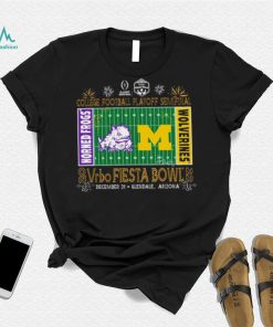 Horned Frogs vs Michigan Wolverines 2022 College football playoff Semifinal Vrbo Fiesta Bowl shirt