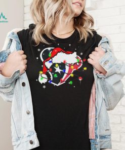 Houston Texans Santa Hat Christmas Light Shirt