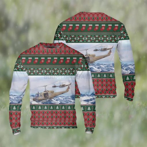 Huey Helicopter Ugly Christmas Sweater