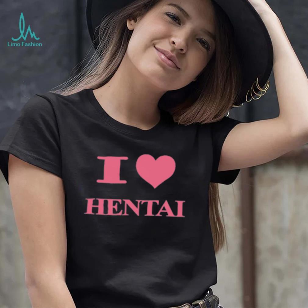 I Love Hentai HardDriveMag Pink Heart Shirt I Love Hentai HardDriveMag Pink Heart Shirt