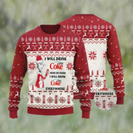 I Will Drink Diet Coke Everywhere Christmas Ugly Sweater