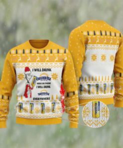 I Will Drink Twisted Tea Everywhere Christmas Ugly Sweater