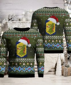 Illinois Army National Guard 404th Maneuver Enhancement Brigade Ugly Christmas Sweater