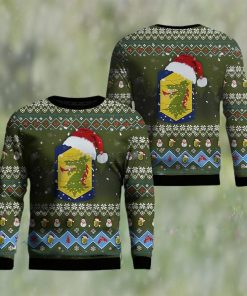 Illinois Army National Guard 404th Maneuver Enhancement Brigade Ugly Christmas Sweater