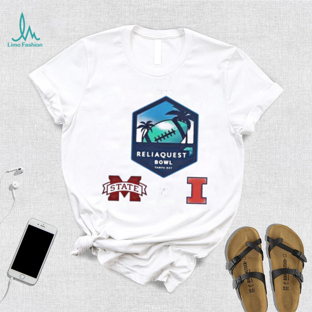 Illinois Fighting Illini Vs Mississippi State Bulldogs 2023 Reliaquest Bowl Tampa Bay shirt Illinois Fighting Illini Vs Mississippi State Bulldogs 2023 Reliaquest Bowl Tampa Bay shirt