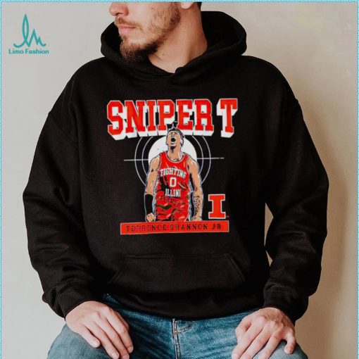 Illinois basketball Terrence Shannon Jr. sniper shirt