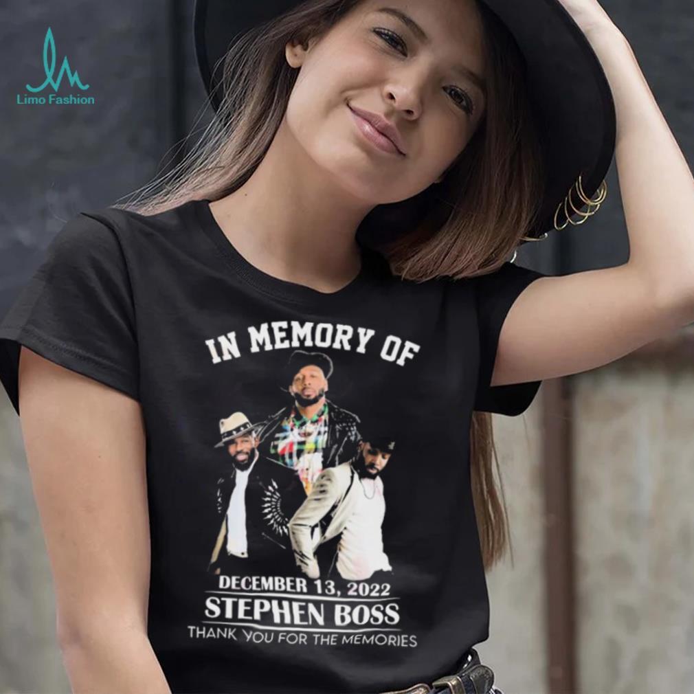 In Memory Of December 13, 2022 Stephen Boss Thank You For The Memories T Shirt In Memory Of December 13, 2022 Stephen Boss Thank You For The Memories T Shirt