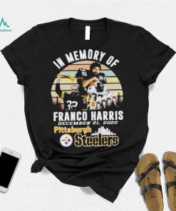 In Memory Of Franco Harris December 21, 2022 Pittsburgh Steelers Vintage Shirt