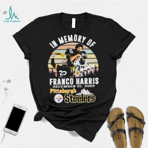 In Memory Of Franco Harris December 21, 2022 Pittsburgh Steelers Vintage Shirt