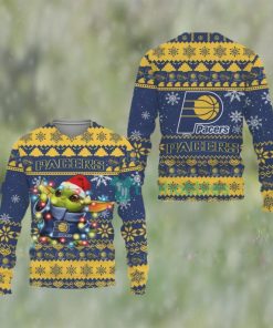 Indiana Pacers Cute Baby Yoda Star Wars Ugly Christmas Sweater