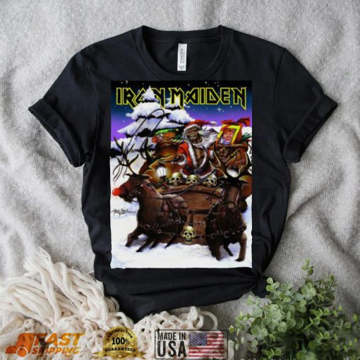 Iron Maiden And Sleigh Merry Christmas 2022 Shirt