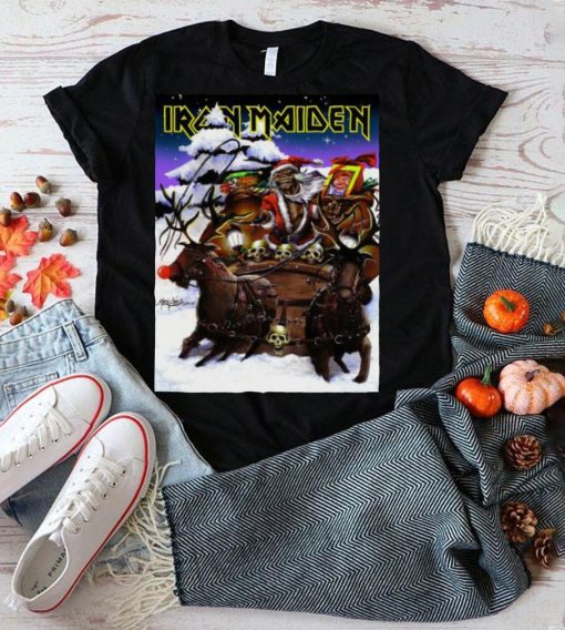 Iron Maiden And Sleigh Merry Christmas 2022 Shirt