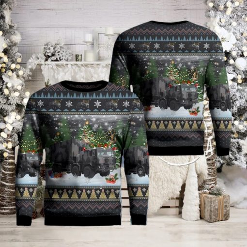 Italian Army ACTL 8×8 Tactical logistic Vehicle Ugly Christmas Sweater