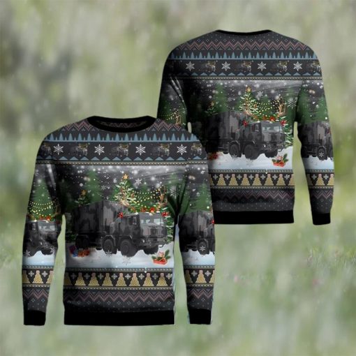 Italian Army ACTL 8×8 Tactical logistic Vehicle Ugly Christmas Sweater