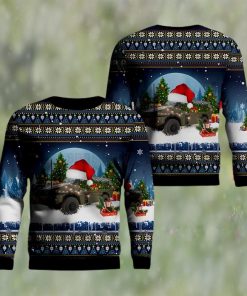 Italian Army Orso 4X4 Mine Resistant Ambush Protected Ugly Christmas Sweater
