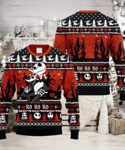 Jack Skellington And Zero Nightmare Before Christmas Ugly Sweater