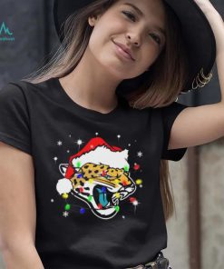 Jacksonville Jaguars Santa Hat Christmas Light Shirt