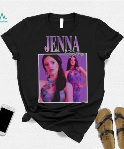 Jenna Ortega Purple Portrait Wednesday Addams Family shirt