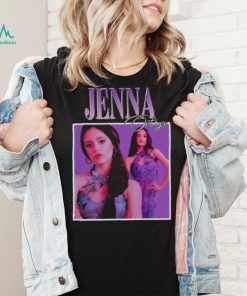 Jenna Ortega Purple Portrait Wednesday Addams Family shirt